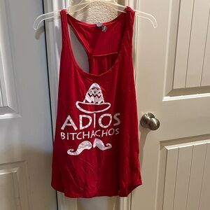 Next Level Apparel Vibrant Red Tank Top
